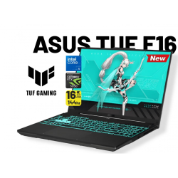 ASUS TUF Gaming Laptop F16 FX607VU Intel® Core™ 7 Processor 240H 5.2GHz, NVIDIA® GeForce RTX™ 4050 6GB GDDR6 (194 AI TOPs), 16GB DDR5, 16" FHD+ IPS 144Hz - Mecha Gray