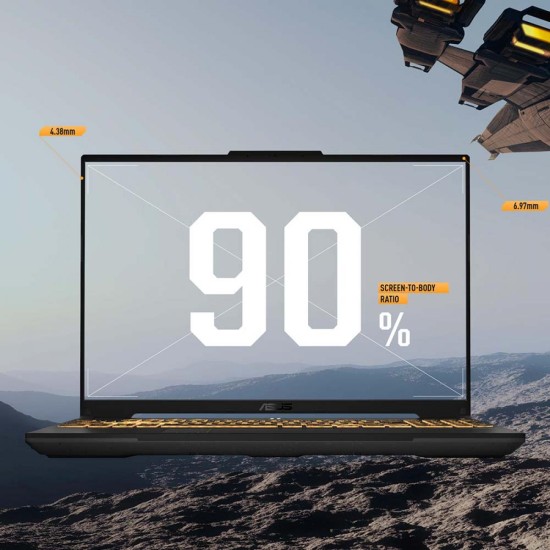 ASUS TUF Gaming Laptop F16 FX607VU Intel® Core™ 5 Processor 210H 4.8 GHz NVIDIA® GeForce RTX™ 3050 Laptop GPU 6GB GDDR6, 16GB DDR5, 512GB SSD, 16" FHD+ 144Hz