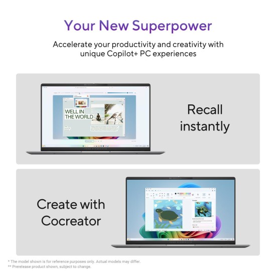 Laptop ASUS Vivobook S 15 OLED | Snapdragon® X Plus X1P 42 100 Processor , Qualcomm® AI Engine 16GB DDR5X , 15.6 inch 3K OLED 120Hz Very Long Rang Battery