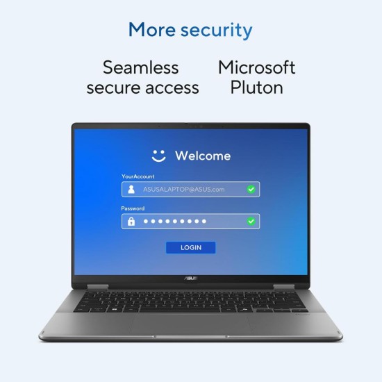 Laptop ASUS Vivobook 14 Flip Intel Core™ Ultra 5 Processor 226V, Intel® Arc™ Graphics up to 40TOPS, 16GB LPDDR5X, 512GB SSD, 14" Touch OLED FHD+ (1920 x 1200) w/ Stylus - Windows 11 Home