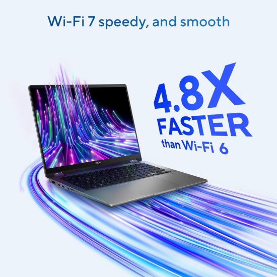 Laptop ASUS Vivobook 14 Flip Intel Core™ Ultra 5 Processor 226V, Intel® Arc™ Graphics up to 40TOPS, 16GB LPDDR5X, 512GB SSD, 14" Touch OLED FHD+ (1920 x 1200) w/ Stylus - Windows 11 Home