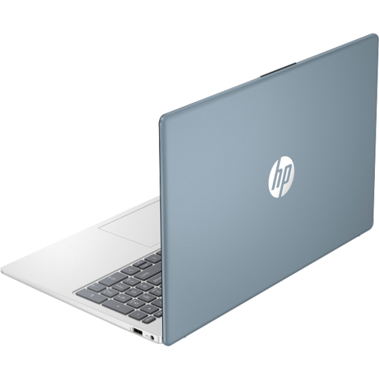 HP AI Business Laptop 15-fd0099nq, Intel Core 7 150U 5.4GHz 10 Cores, 16GB DDR5, 1TB PCIe SSD, 15.6" FHD, WiFi 6, BT 5.4 - Moonlight Blue, Natural Silver