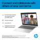 HP AI Business Laptop 15-fd0099nq, Intel Core 7 150U 5.4GHz 10 Cores, 16GB DDR5, 1TB PCIe SSD, 15.6" FHD, WiFi 6, BT 5.4 - Moonlight Blue, Natural Silver