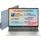 HP AI Business Laptop 15-fd0099nq, Intel Core 7 150U 5.4GHz 10 Cores, 16GB DDR5, 1TB PCIe SSD, 15.6" FHD, WiFi 6, BT 5.4 - Moonlight Blue, Natural Silver