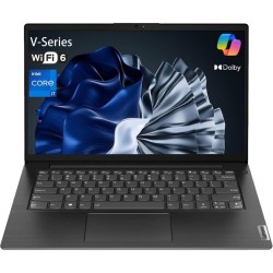 Lenovo V14 Gen 4 IRU Laptop – Intel Core i7‑13620H Processor, 16GB DDR4 RAM (8GB Soldered + 8GB SODIMM), 512GB SSD Storage, 14" FHD Display, Wi‑Fi 6, Ethernet RJ‑45, Windows 11 Home, Lightweight Business Black Notebook | 83A000PCUS