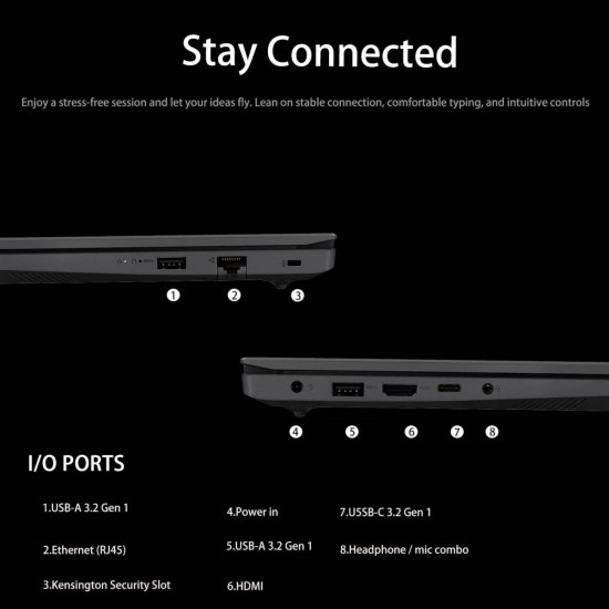 Lenovo V14 Gen 4 IRU Laptop – Intel Core i7‑13620H Processor, 16GB DDR4 RAM (8GB Soldered + 8GB SODIMM), 512GB SSD Storage, 14" FHD Display, Wi‑Fi 6, Ethernet RJ‑45, Windows 11 Home, Lightweight Business Black Notebook | 83A000PCUS
