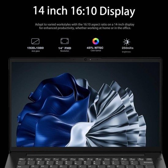 Lenovo V14 Gen 4 IRU Laptop – Intel Core i7‑13620H Processor, 16GB DDR4 RAM (8GB Soldered + 8GB SODIMM), 512GB SSD Storage, 14" FHD Display, Wi‑Fi 6, Ethernet RJ‑45, Windows 11 Home, Lightweight Business Black Notebook | 83A000PCUS