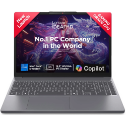 Lenovo IdeaPad Slim 3 15IRH10 Laptop – Intel Core i7‑13620H Processor, 16GB DDR5 RAM (Expandable to 24GB), 512GB SSD Storage, 15.3" FHD+ IPS Display, Wi‑Fi 6, Lightweight Luna Grey Notebook | 83K100E8AX