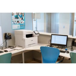 Canon i‑SENSYS MF664Cdw Colour Wireless Multifunction Laser Printer with Fax, Auto Duplex, 50‑Sheet ADF, Mobile Printing via Canon PRINT App, Fast Speeds up to 25 ppm, Compact Office MFP | 6928C022
