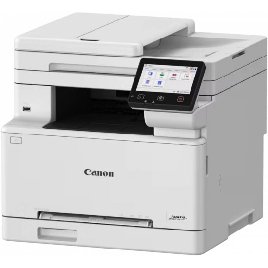 Canon i‑SENSYS MF664Cdw Colour Wireless Multifunction Laser Printer with Fax, Auto Duplex, 50‑Sheet ADF, Mobile Printing via Canon PRINT App, Fast Speeds up to 25 ppm, Compact Office MFP | 6928C022
