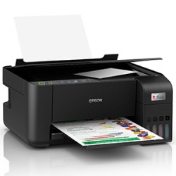 Epson EcoTank L3252 All‑in‑One Printer – Print, Copy, Scan, Wi‑Fi, 5760×1440 DPI, 10ipm Black, 5ipm Color, Borderless 4R Printing, Smart Panel App, 1‑Year Warranty