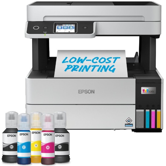 Epson EcoTank L6490 A4 Multifunction Printer – Print, Copy, Scan, Fax, 4800×1200 DPI, 17ipm, Duplex, Wi‑Fi, Ethernet, 35‑Sheet ADF, Touchscreen, Ultra‑High Yield Ink