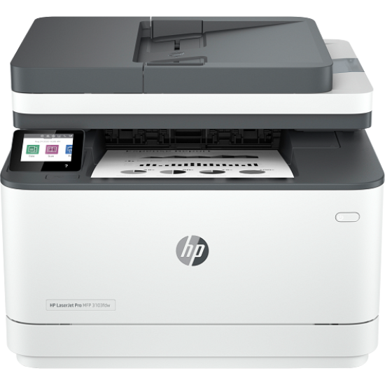 HP LaserJet Pro MFP 3103fdw Printer – Print, Copy, Scan, Fax, 1200×1200 DPI, 33ppm, Duplex, Wi‑Fi, Ethernet, 50‑Sheet ADF, 2.7" Touchscreen