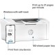 HP LaserJet M111w Monochrome Wireless Laser Printer, Compact Small MFP – Fast Speeds up to 20 ppm Black, Mobile Printing via HP Smart App, Easy Setup, Affordable Entry‑Level Laser | 7MD68A