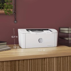 HP LaserJet M111w Monochrome Wireless Laser Printer, Compact Small MFP – Fast Speeds up to 20 ppm Black, Mobile Printing via HP Smart App, Easy Setup, Affordable Entry‑Level Laser | 7MD68A