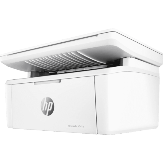 HP LaserJet MFP M141w Monochrome Wireless Multifunction Printer with Fax, Compact Small MFP – Print, Copy, Scan, Fast Speeds up to 21 ppm Black, Mobile Printing via HP Smart App, Easy Setup | 7MD74A