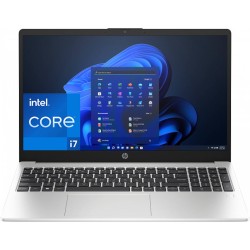 Laptop HP Essential 250 G10 Notebook (8A515EA), Intel i7-1355U 10 Cores Up to 5.0GHz, 16 GB DDR4 (Customized), 512GB M.2 SSD, 15.6 inch, Wi-Fi 6E, Bluetooth 5.3, SuperSpeed USB - Silver